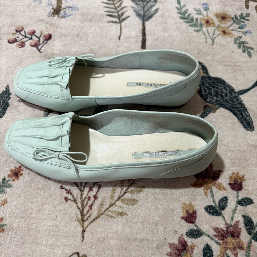Enzo Angiolini Vintage Mint Green Women's Loafers 8.5